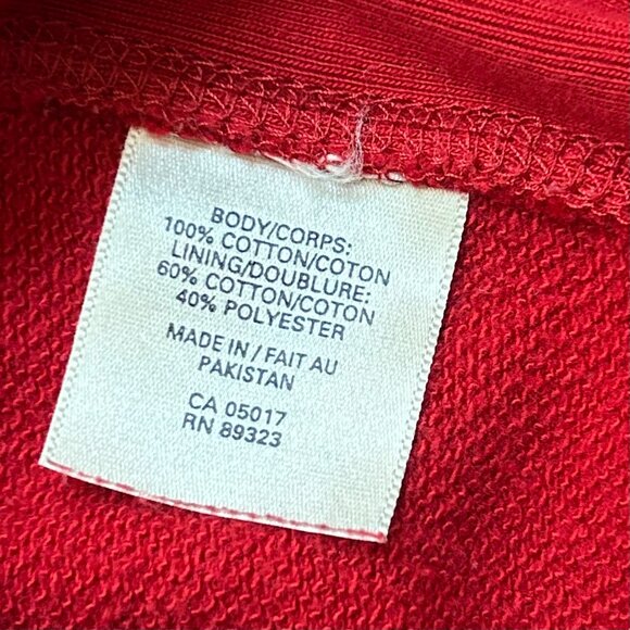Roots 100% Cotton Sweatshirt, Men's Size Large in Red - Picture 9 of 10